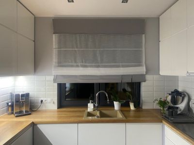 Inspirationen für die Küche mit einem Zweistoffrollo 4
