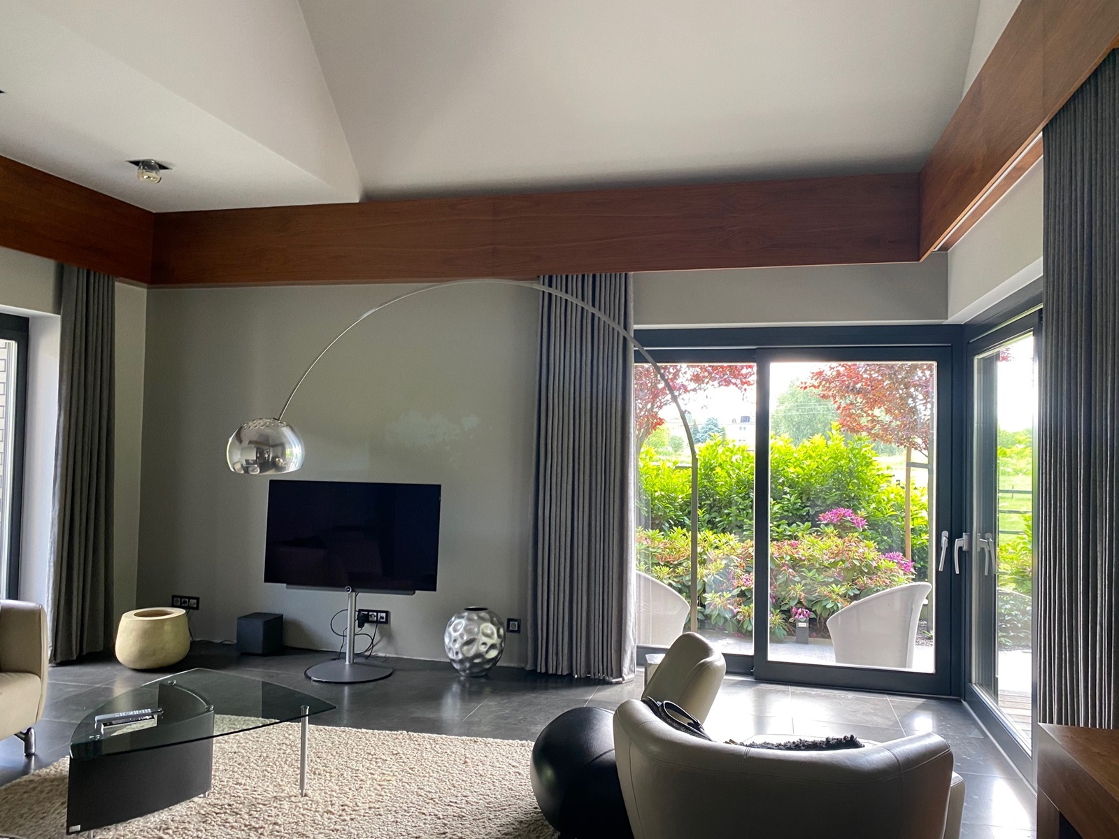 Vorhänge für das Wohnzimmer - moderne Arrangements - iDESCU